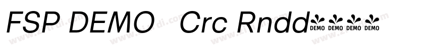 FSP DEMO   Crc Rndd字体转换